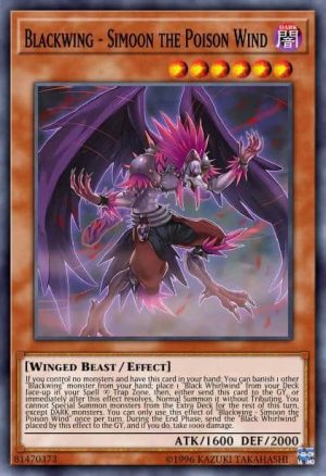 Blackwing - Simoon the Poison Wind - (Rarity Collection) - (RA01-EN012) - (Super Rare)