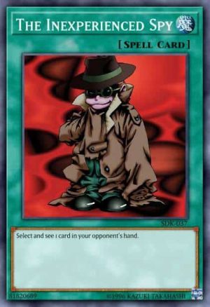 The Inexperienced Spy - (Starter Kaiba Evolution) - (SKE-030) - (Common)(Damaged)