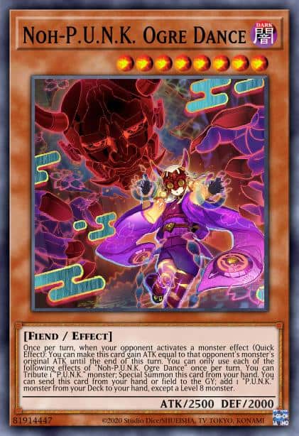 Noh-P.U.N.K. Ogre Dance - (Battles of Legend: Monstrous Revenge) - (BLMR-EN064) - (Secret Rare)