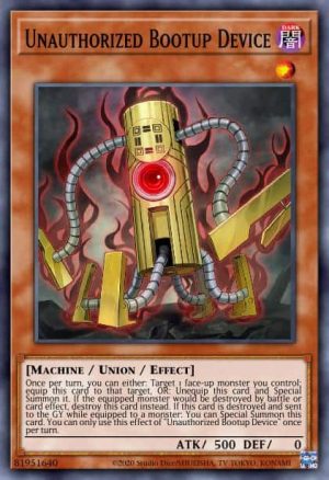 Unauthorized Bootup Device - (Rise of the Duelist) - (ROTD-EN027) - (Common)