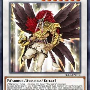Blackwing Tamer - Obsidian Hawk Joe - (Premium Gold Return of the Bling) - (PGL2-EN012) - (Gold Secret Rare)