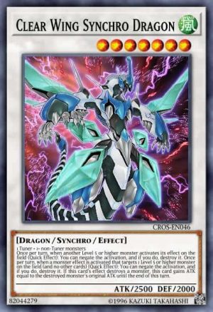 Clear Wing Synchro Dragon - (Alt art) - (Legendary Dragon Decks) - (LEDD-ENC29)