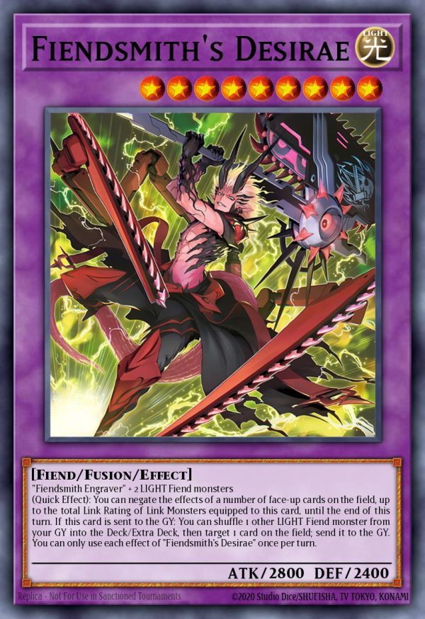 Fiendsmith's Desirae - (The Infinite Forbidden) - (INFO-EN036) - (Super Rare)