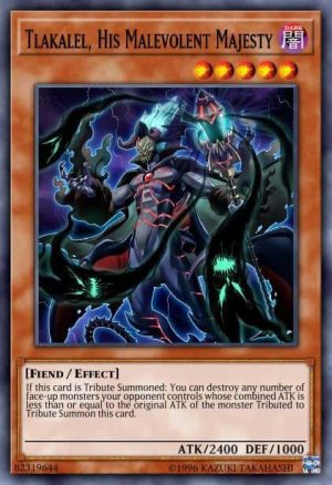 Tlakalel, His Malevolent Majesty - (Rising Rampage Sneak Peek Promo) - (RIRA-ENSP1) - (Ultra Rare)
