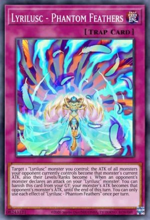 Lyrilusc - Phantom Feathers - (Legendary Duelists Synchro Storm) - (LED8-EN041) - (Rare)