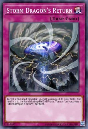 Storm Dragon's Return - (Rising Rampage) - (RIRA-EN077) - (Super Rare)