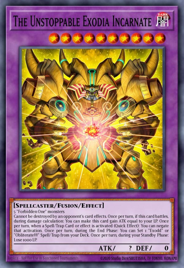The Unstoppable Exodia Incarnate - (The Infinite Forbidden) - (INFO-EN033) - (Ultra Rare)