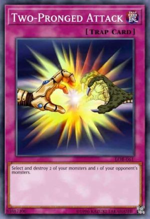 Two-Pronged Attack - (Starter Kaiba) - (SDK-E031) - (Common)