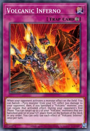 Volcanic Inferno - (Legendary Duelists: Soulburning Volcano) - (LD10-EN024) - (Super Rare)