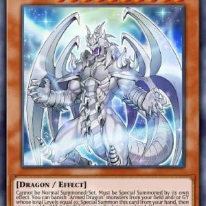 Armed Dragon LV10 White - (Blazing Vortex) - (BLVO-EN005) - (Ultra Rare)