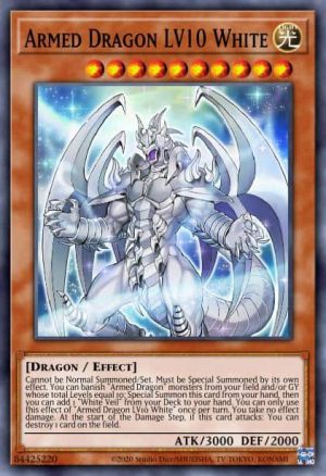Armed Dragon LV10 White - (Blazing Vortex) - (BLVO-EN005) - (Ultra Rare)
