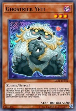 Ghostrick Yeti - (Legacy of the Valiant) - (LVAL-EN082) - (Common)