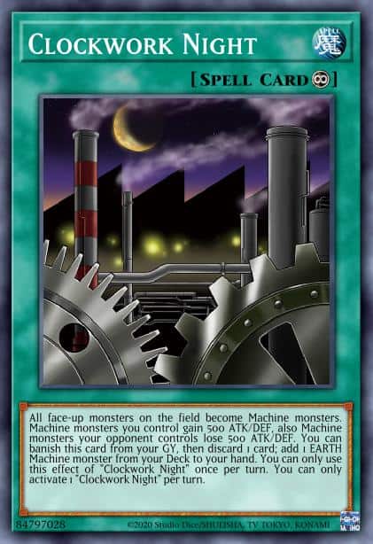Clockwork Night - (Battles of Legend Crystal Revenge) - (BLCR-EN007) - (Secret Rare)