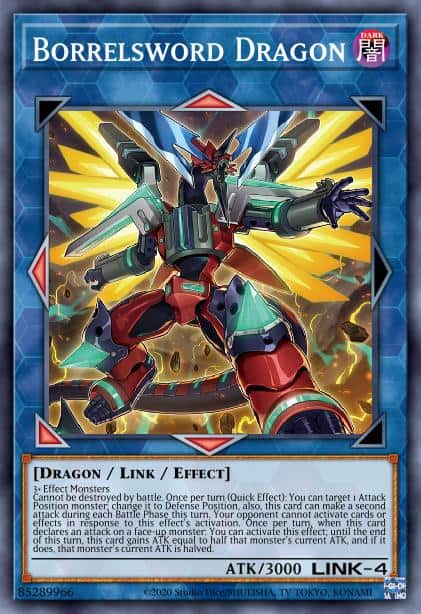 Borrelsword Dragon - (Alt art) - (2019 Gold Sarcophagus Tin) - (MP19-EN097)