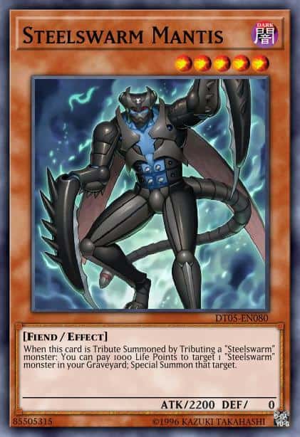 Steelswarm Mantis - (Hidden Arsenal 5 Steelswarm Invasion) - (HA05-EN047) - (Secret Rare)