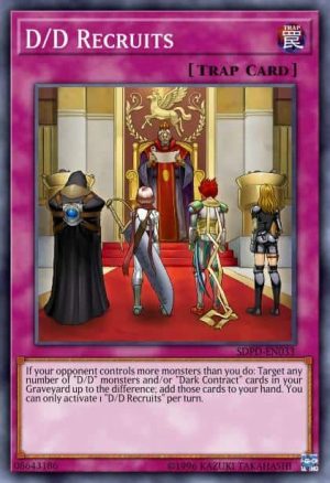 D/D Recruits - (Pendulum Domination Structure) - (SDPD-EN033) - (Common)