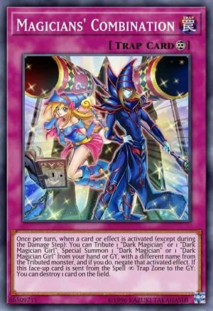 Magicians' Combination - (Legendary Duelists Magical Hero) - (LED6-EN005) - (Ultra Rare)