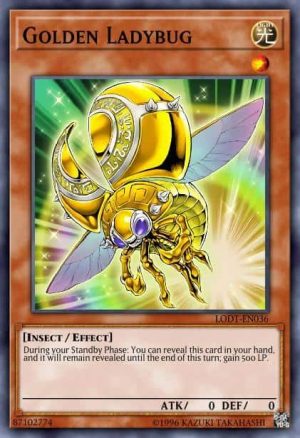 Golden Ladybug - (Light of Destruction) - (LODT-EN036) - (Rare)