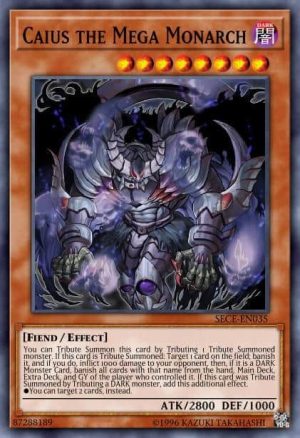 Caius the Mega Monarch - (Structure Lair of Darkness) - (SR06-EN008) - (Common)