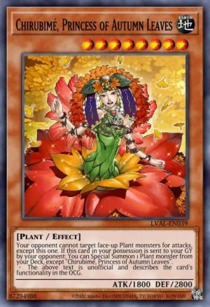 Chirubimé, Princess of Autumn Leaves - (2014 Mega-Tin Mega Pack) - (MP14-EN216) - (Super Rare)