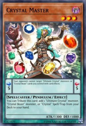 Crystal Master - (2019 Gold Sarcophagus Tin Mega Pack) - (MP19-EN065) - (Common)