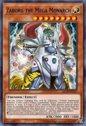 Zaborg the Mega Monarch - (The New Challengers) - (NECH-EN037) - (Ultra Rare)