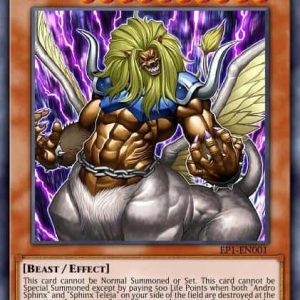 Theinen the Great Sphinx - (Exclusive Pack) - (EP1-EN001) - (Ultra Rare)(MP)