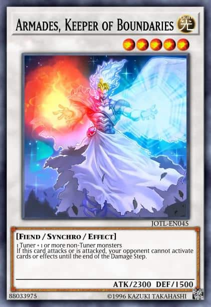 Armades, Keeper of Boundaries - (Judgment of the Light) - (JOTL-EN045) - (Secret Rare)