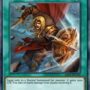 Bashing Shield - (Battle Pack 3 Monster League) - (BP03-EN186) - (Shatterfoil Rare)