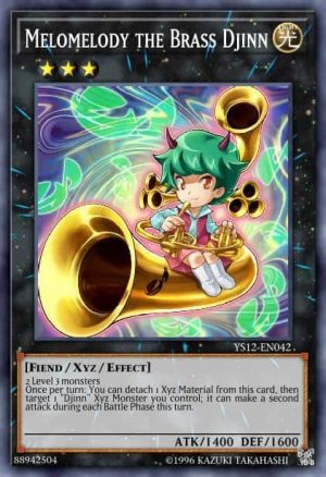 Melomelody the Brass Djinn - (Starter Xyz Symphony) - (YS12-EN042) - (Super Rare)