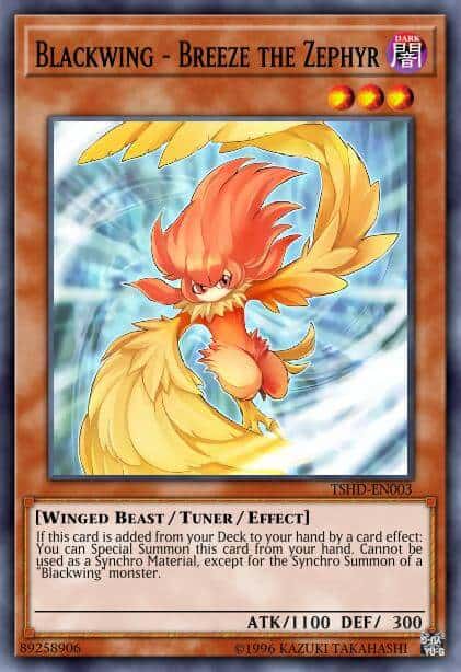 Blackwing - Breeze the Zephyr - (The Shining Darkness) - (TSHD-EN003) - (Ultimate Rare)(MP)