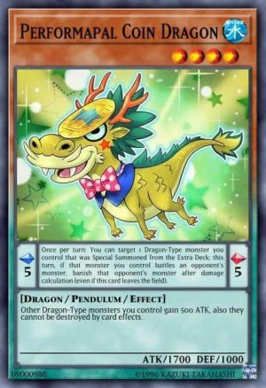 Performapal Coin Dragon - (Maximum Crisis) - (MACR-EN005) - (Rare)