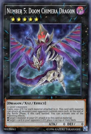 Number 5: Doom Chimera Dragon - (Dark Neostorm) - (DANE-EN092) - (Super Rare)
