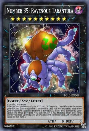 Number 35: Ravenous Tarantula - (Premium Gold Infinite Gold) - (PGL3-EN009) - (Gold Secret Rare)
