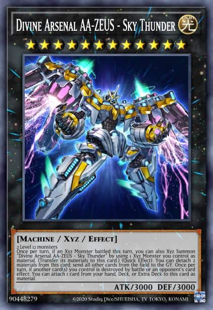 Divine Arsenal AA-ZEUS - Sky Thunder - (Phantom Rage) - (PHRA-EN045) - (Secret Rare) - Image 2