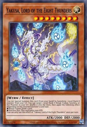 Yakusa, Lord of the Eight Thunders - (Dimension Force) - (DIFO-EN095) - (Super Rare)