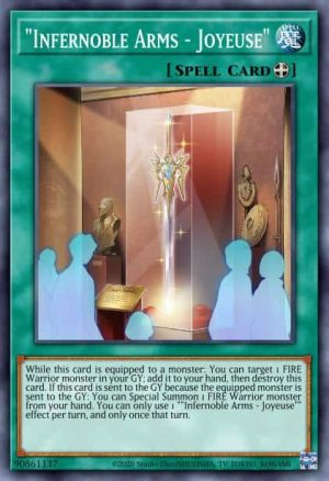 "Infernoble Arms - Joyeuse" - (2021 Tin of Ancient Battles) - (MP21-EN138) - (Super Rare)