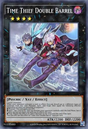 Time Thief Double Barrel - (Ghosts From the Past) - (GFTP-EN013) - (Ultra Rare)