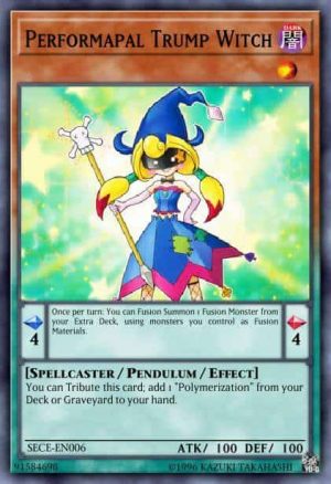 Performapal Trump Witch - (Master of Pendulum Structure) - (SDMP-EN012) - (Common)