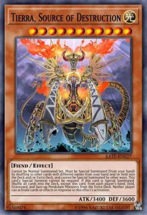 Tierra, Source of Destruction - (Raging Tempest) - (RATE-EN027) - (Super Rare)