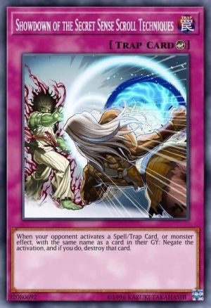 Showdown of the Secret Sense Scroll Techniques - (2018 Mega-Tin Mega Pack) - (MP18-EN221) - (Common)