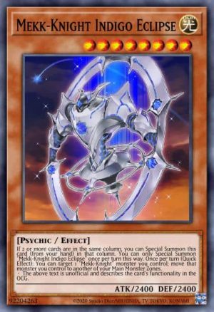 Mekk-Knight Indigo Eclipse - (Extreme Force) - (EXFO-EN019) - (Super Rare)