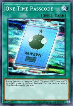 One-Time Passcode - (Egyptian God Deck Slifer the Sky Dragon) - (EGS1-EN031) - (Common)
