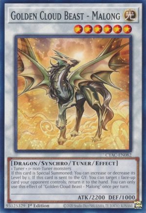 Golden Cloud Beast - Malong - (Cyberstorm Access) - (CYAC-EN082) - (Common)