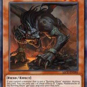 Cagna, Malebranche of the Burning Abyss - (Premium Gold Infinite Gold) - (PGL3-EN051) - (Gold Rare)