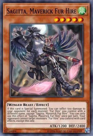 Sagitta, Maverick Fur Hire - (Dark Saviors) - (DASA-EN020) - (Secret Rare)