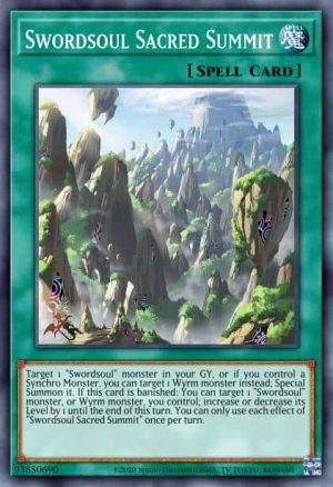 Swordsoul Sacred Summit - (Burst of Destiny) - (BODE-EN054) - (Super Rare)
