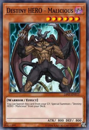 Destiny HERO - Malicious - (Legendary Hero Decks) - (LEHD-ENA04) - (Common)