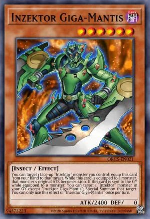 Inzektor Giga-Mantis - (Ghosts From the Past The 2nd Haunting) - (GFP2-EN063) - (Ultra Rare)