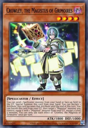 Crowley, the Magistus of Grimoires - (Genesis Impact) - (GEIM-EN001) - (Super Rare)